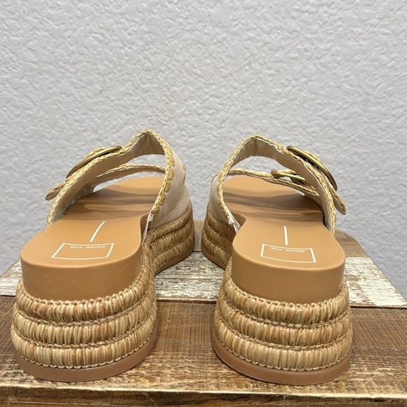 NEW Dolce Vita Wanika Platform Sandals In Sand Size 10 - Picture 7 of 9